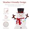 Best Choice Products Lighted Pop-Up Snowman, Outdoor Christmas Holiday Decoration w/ LED Lights, Hat, Scarf